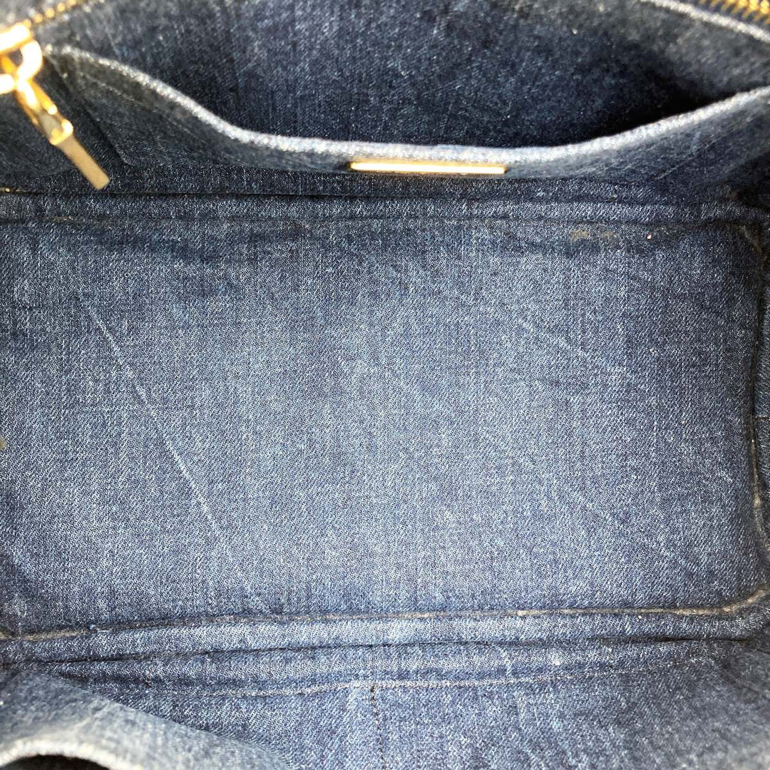 PRADA プラダ 
 トートバッグ 
デニム ブルー