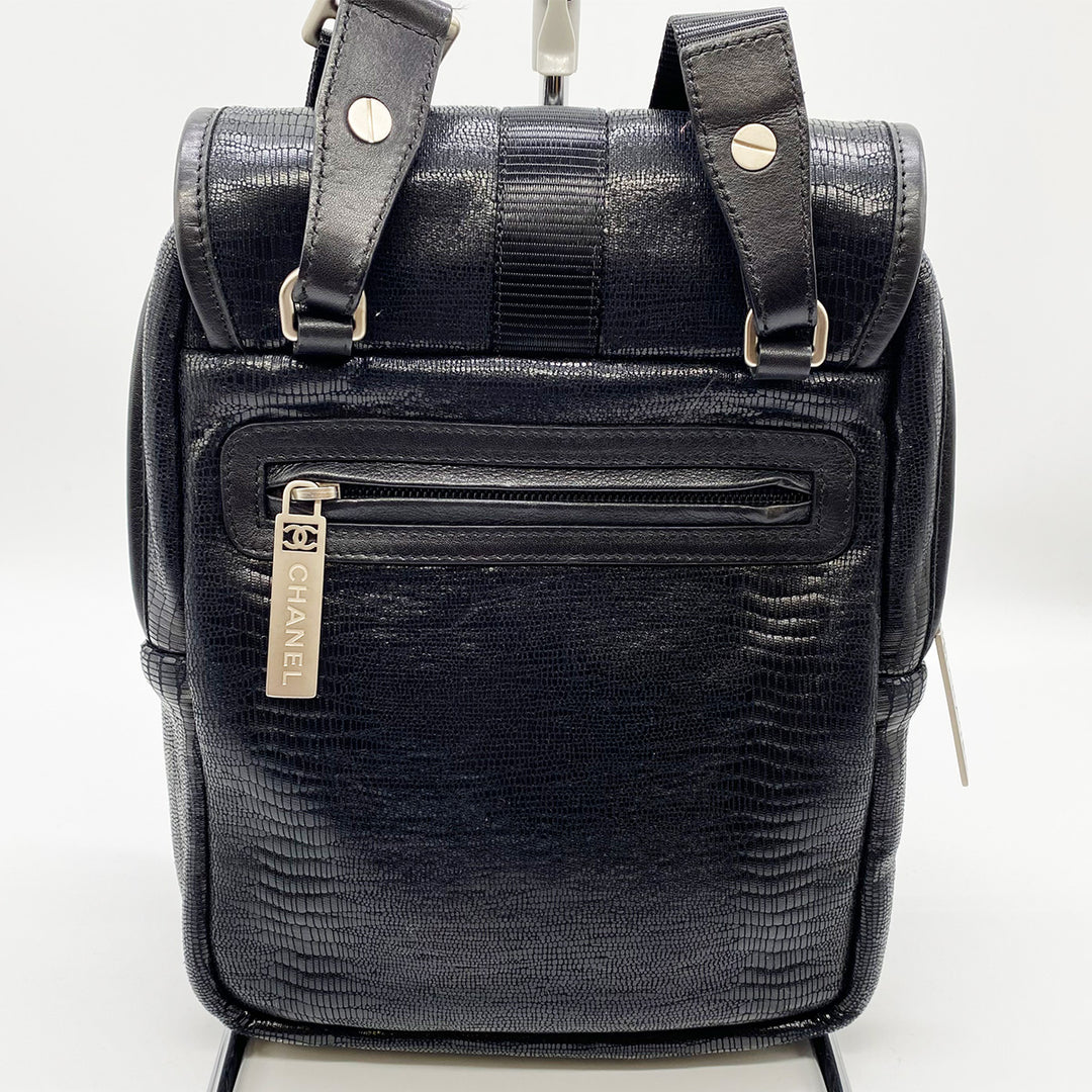 CHANEL シャネル 
 ショルダーバッグ 
レザー ブラック