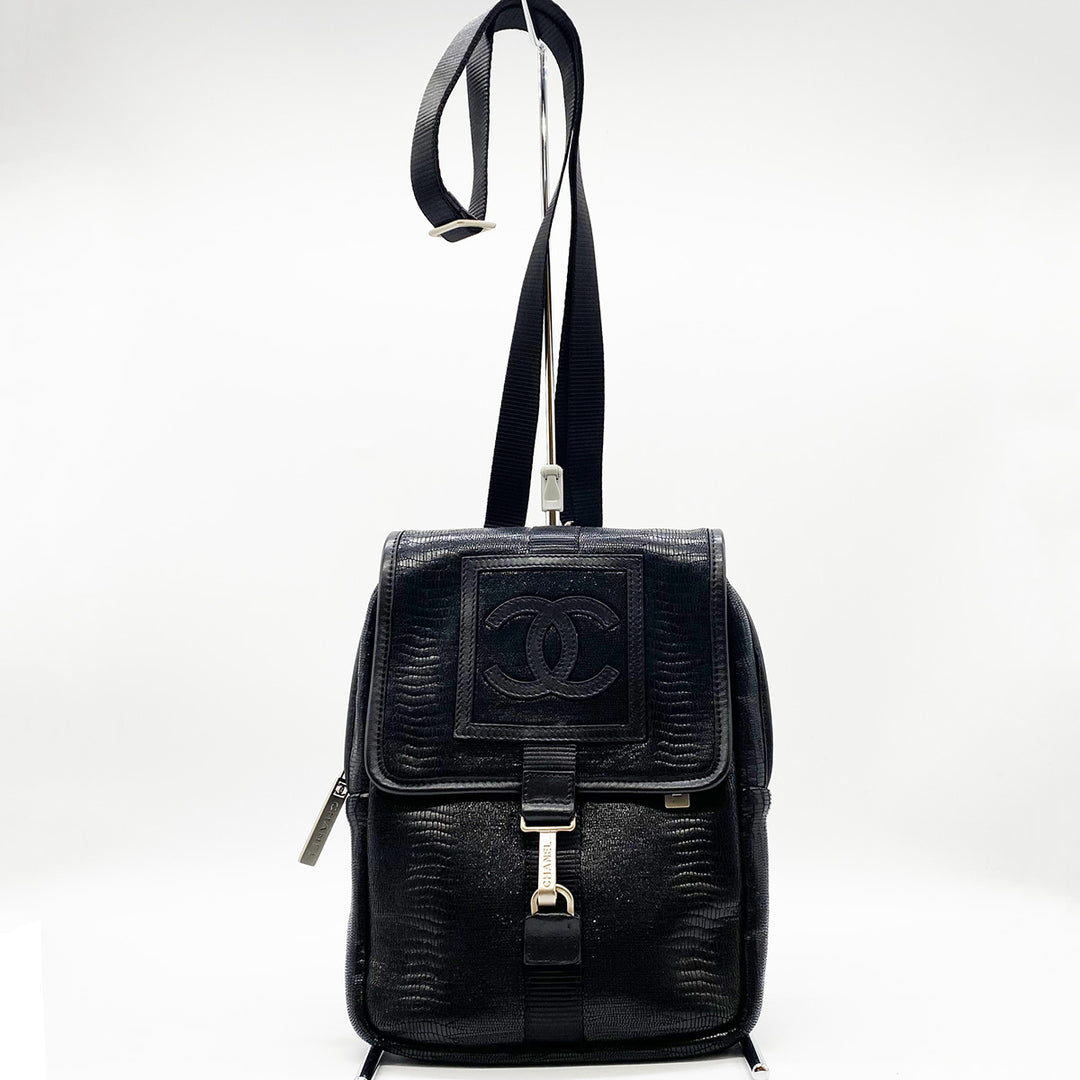 CHANEL シャネル 
 ショルダーバッグ 
レザー ブラック