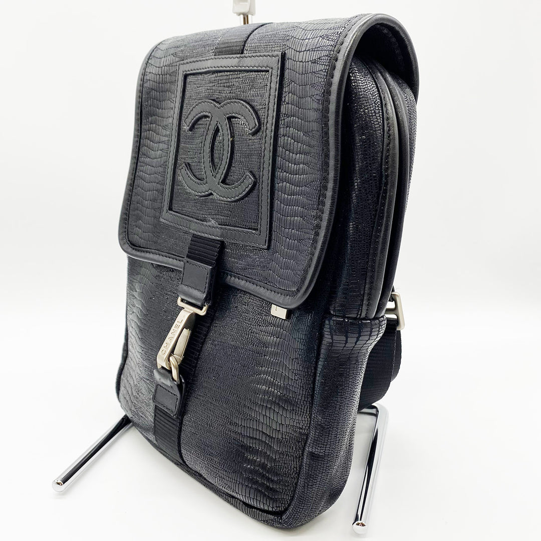 CHANEL シャネル 
 ショルダーバッグ 
レザー ブラック