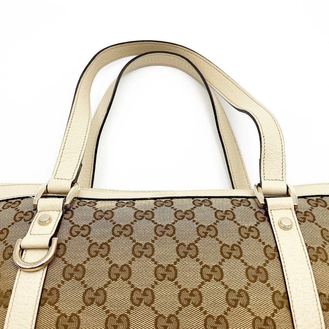 GUCCI グッチ 
 141470  トートバッグ 
GGキャンバス ホワイト