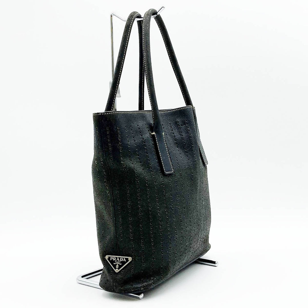PRADA プラダ 
 トートバッグ 
レザー ブラック