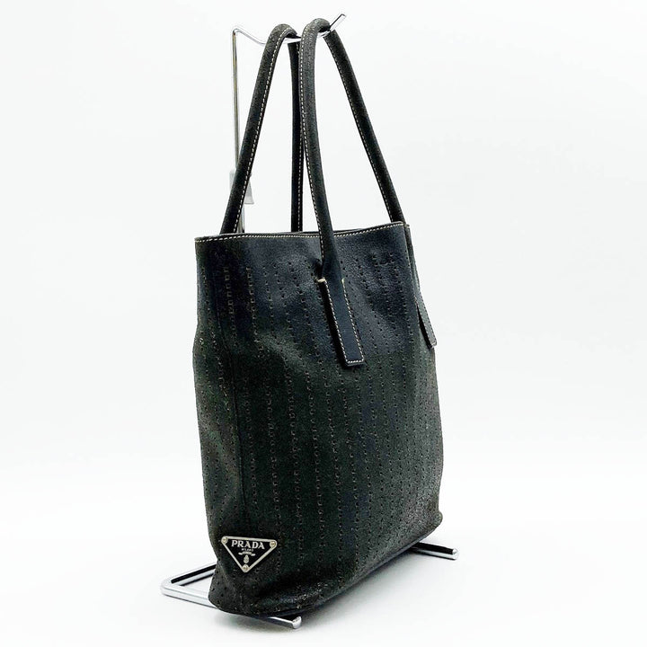 PRADA プラダ 
 トートバッグ 
レザー ブラック