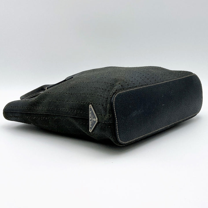 PRADA プラダ 
 トートバッグ 
レザー ブラック
