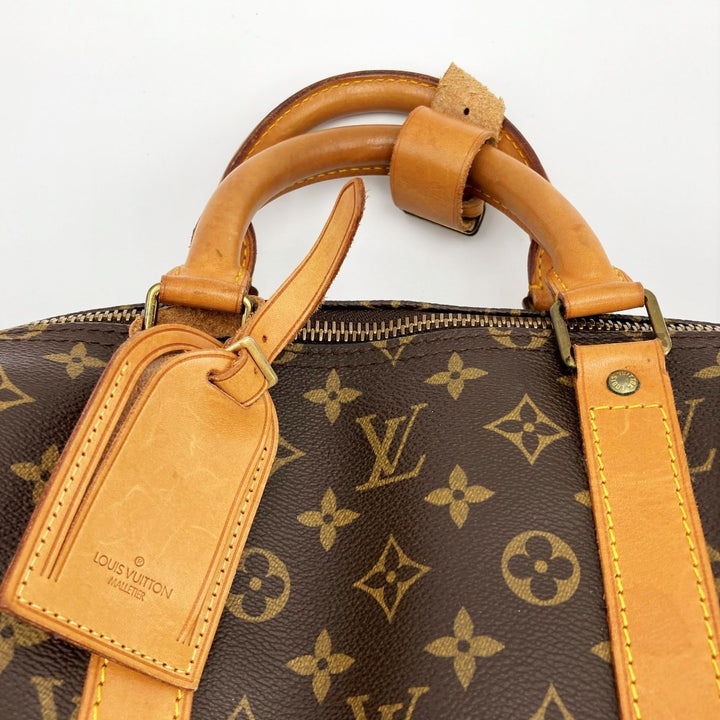 LOUIS VUITTON ルイ・ヴィトン 
 キーポル・バンドリエール55 M41414 ボストンバッグ 
PVC ブラウン