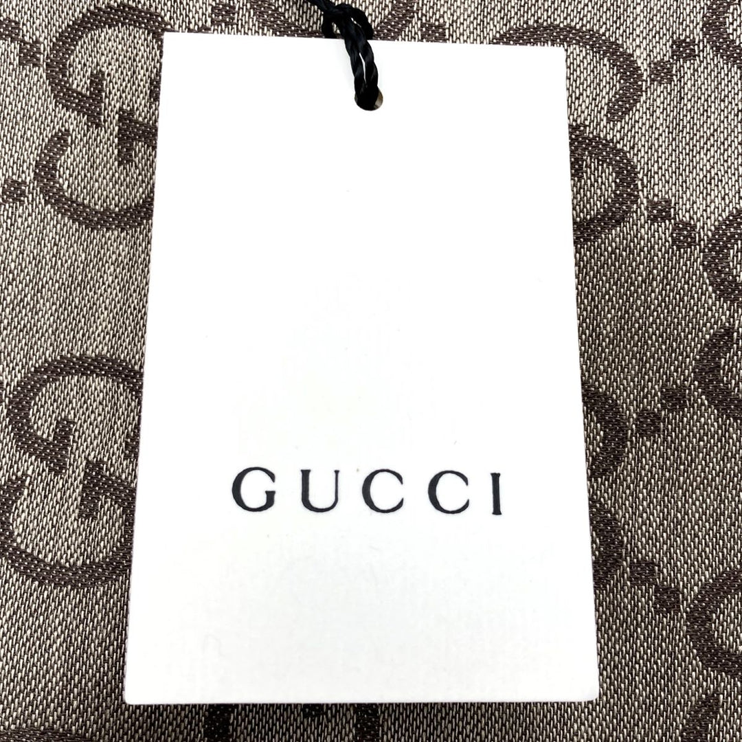 GUCCI グッチ 
 165903 ストール 
ウール/シルク  ブラウンベージュ