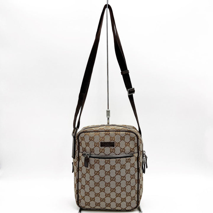 GUCCI グッチ 
 03136 ショルダーバッグ 
GGキャンバス ブラウン