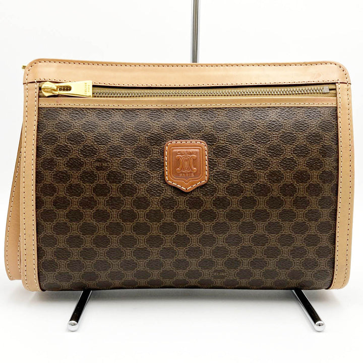 CELINE セリーヌ 
 M95 クラッチバッグ 
PVC ブラウン