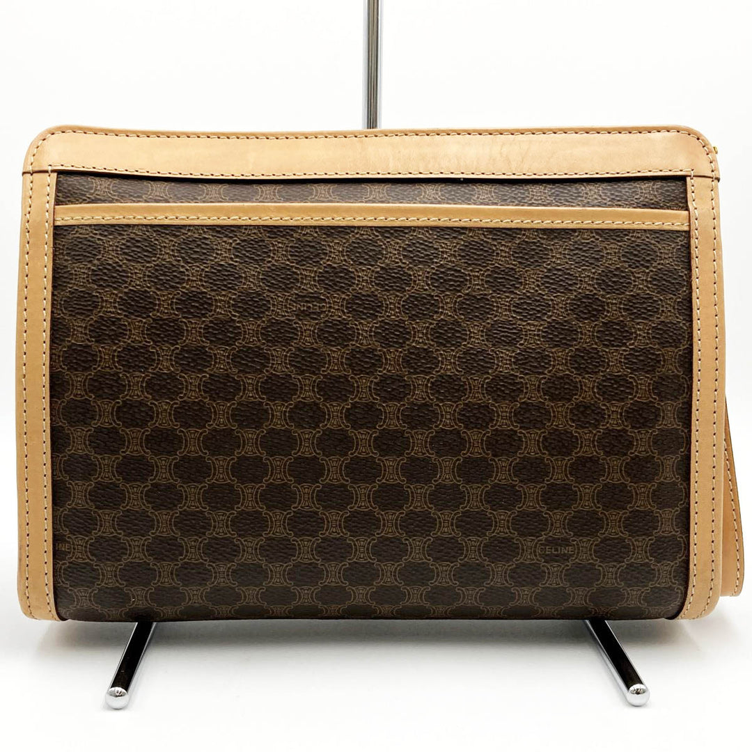 CELINE セリーヌ 
 M95 クラッチバッグ 
PVC ブラウン