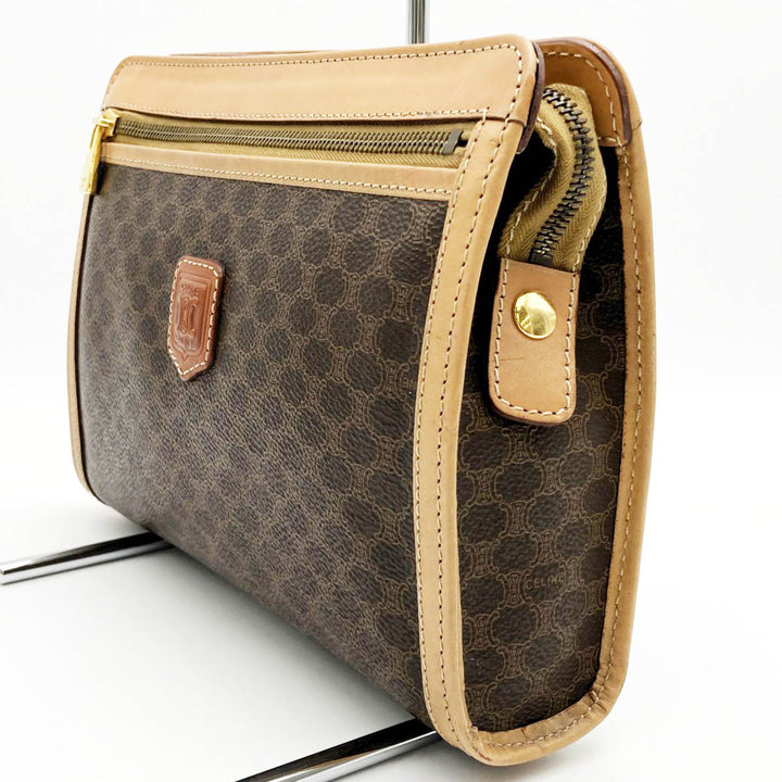 CELINE セリーヌ 
 M95 クラッチバッグ 
PVC ブラウン