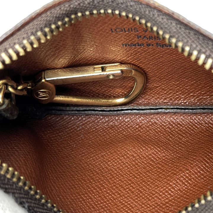 LOUIS VUITTON ルイ・ヴィトン 
 ポシェット・クレ M62650 コインケース 
PVC ブラウン