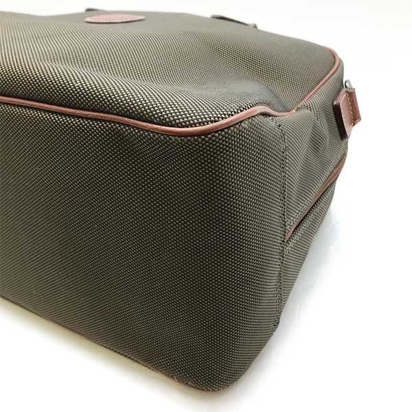 Longchamp ロンシャン 
 ボストンバッグ 
キャンバス ブラウン