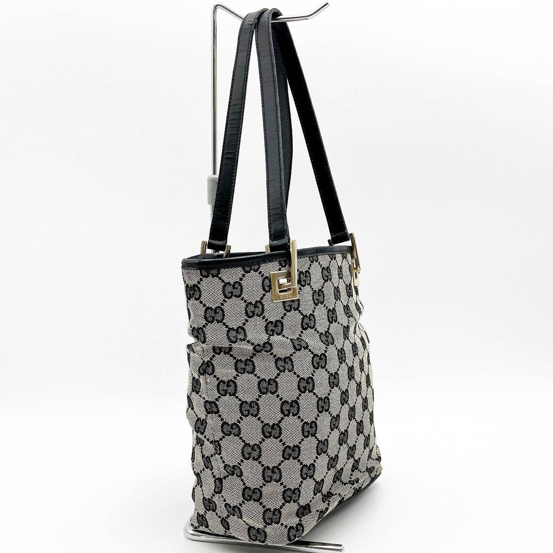 GUCCI グッチ 
 002 1099 トートバッグ 
GGキャンバス グレー