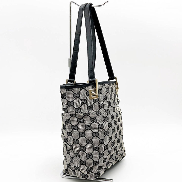 GUCCI グッチ 
 002 1099 トートバッグ 
GGキャンバス グレー