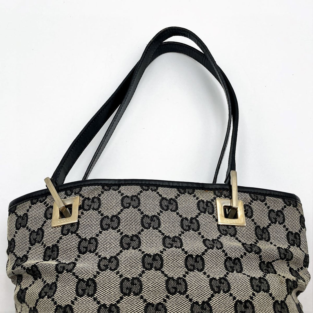 GUCCI グッチ 
 002 1099 トートバッグ 
GGキャンバス グレー