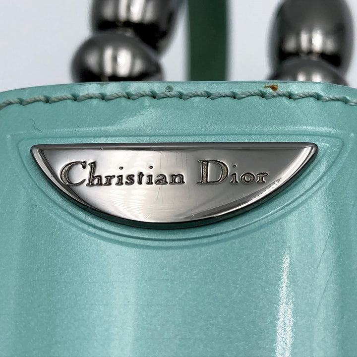 Christian Dior クリスチャンディオール 
 ハンドバッグ 
レザー グリーン