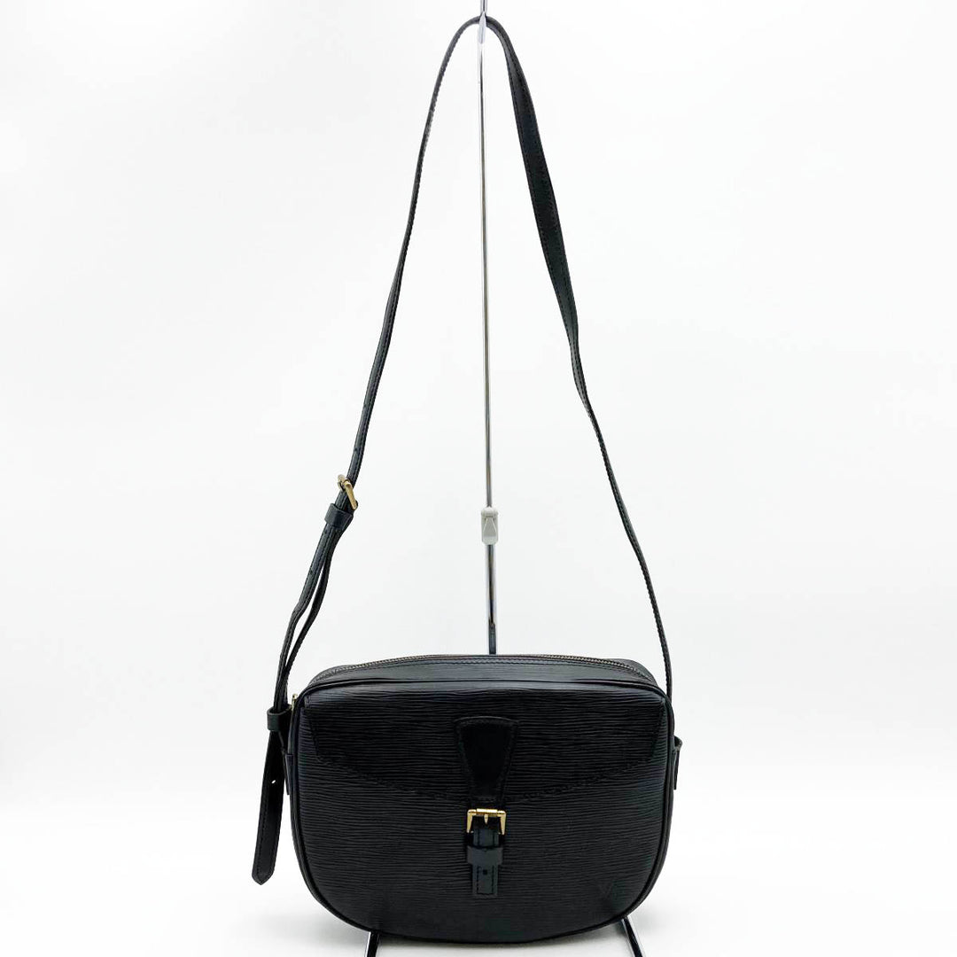 LOUIS VUITTON ルイ・ヴィトン 
 ジュヌフィーユ M52152 ショルダーバッグ 
エピレザー ブラック
