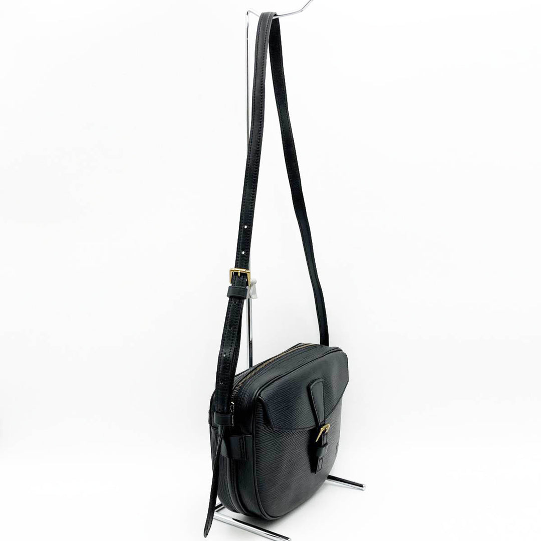 LOUIS VUITTON ルイ・ヴィトン 
 ジュヌフィーユ M52152 ショルダーバッグ 
エピレザー ブラック