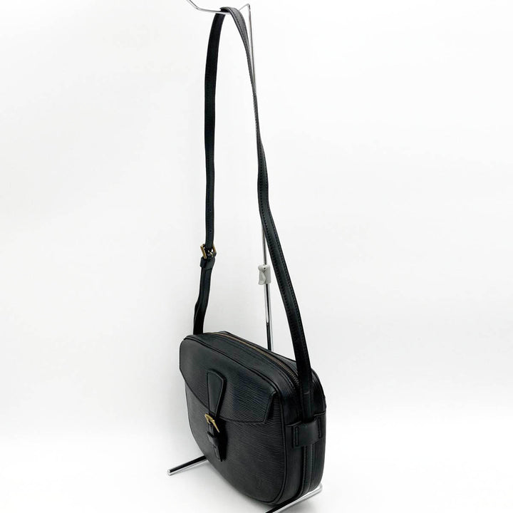 LOUIS VUITTON ルイ・ヴィトン 
 ジュヌフィーユ M52152 ショルダーバッグ 
エピレザー ブラック