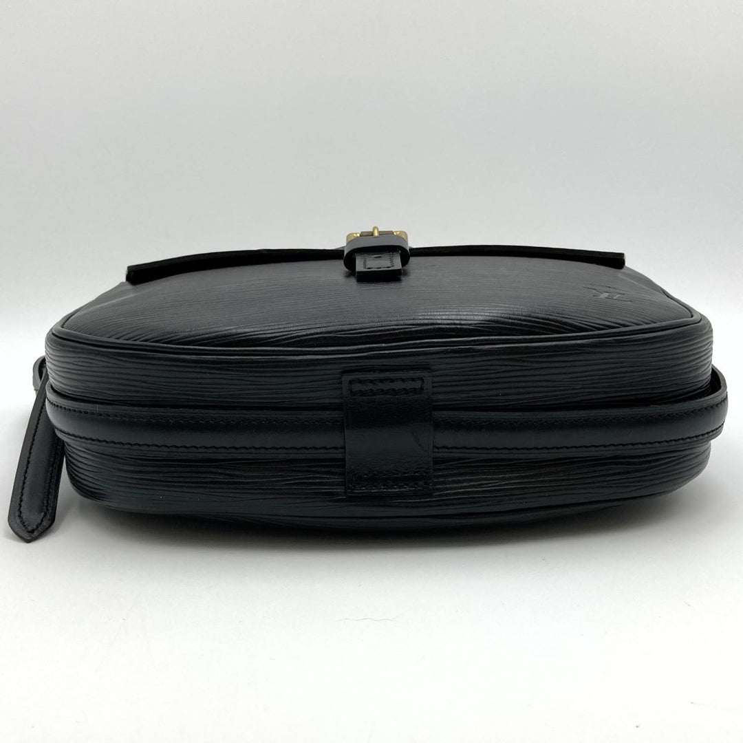 LOUIS VUITTON ルイ・ヴィトン 
 ジュヌフィーユ M52152 ショルダーバッグ 
エピレザー ブラック