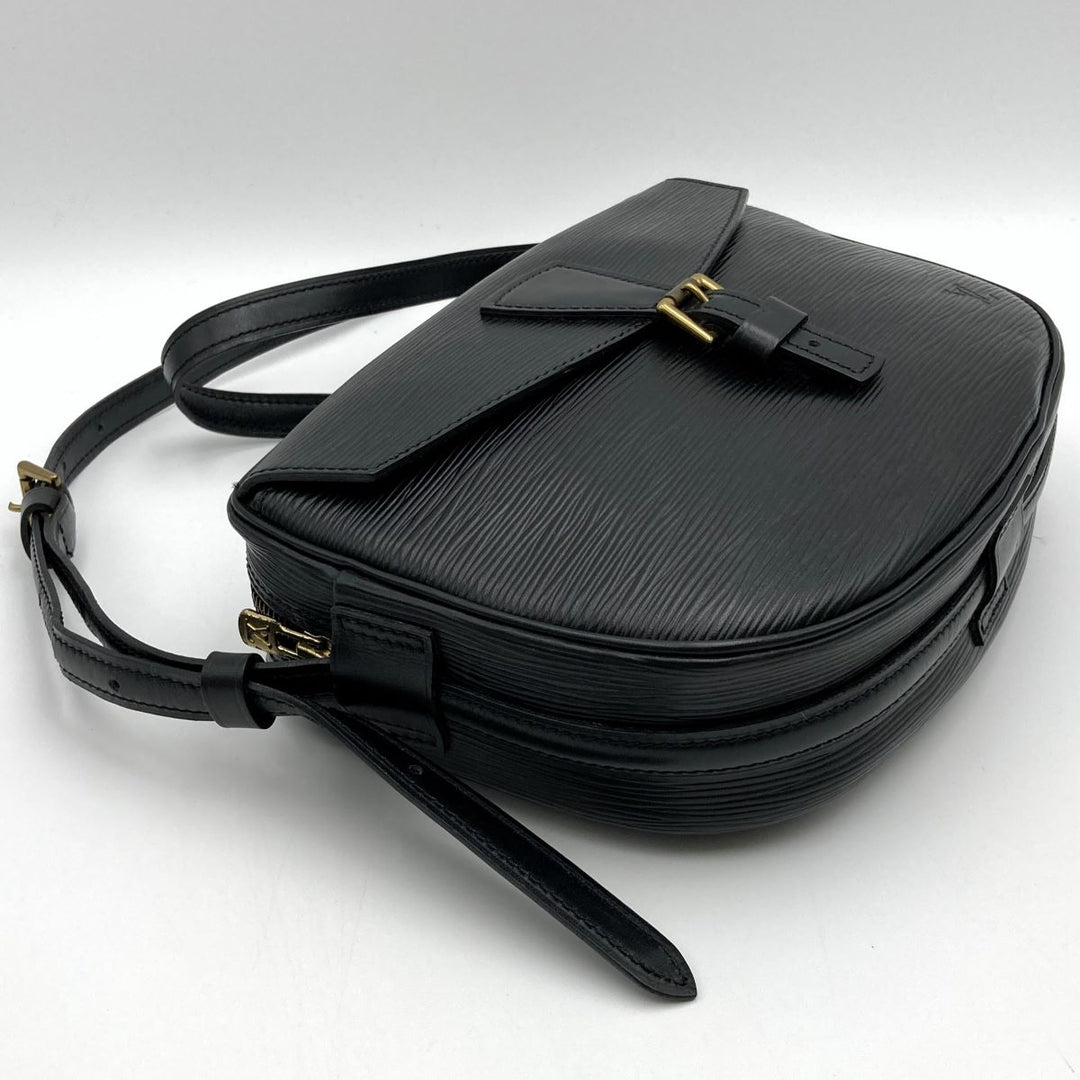 LOUIS VUITTON ルイ・ヴィトン 
 ジュヌフィーユ M52152 ショルダーバッグ 
エピレザー ブラック
