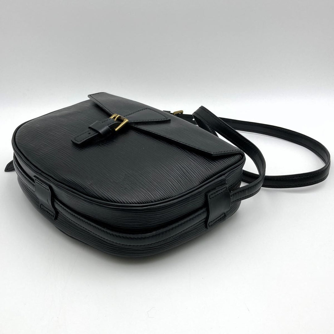 LOUIS VUITTON ルイ・ヴィトン 
 ジュヌフィーユ M52152 ショルダーバッグ 
エピレザー ブラック