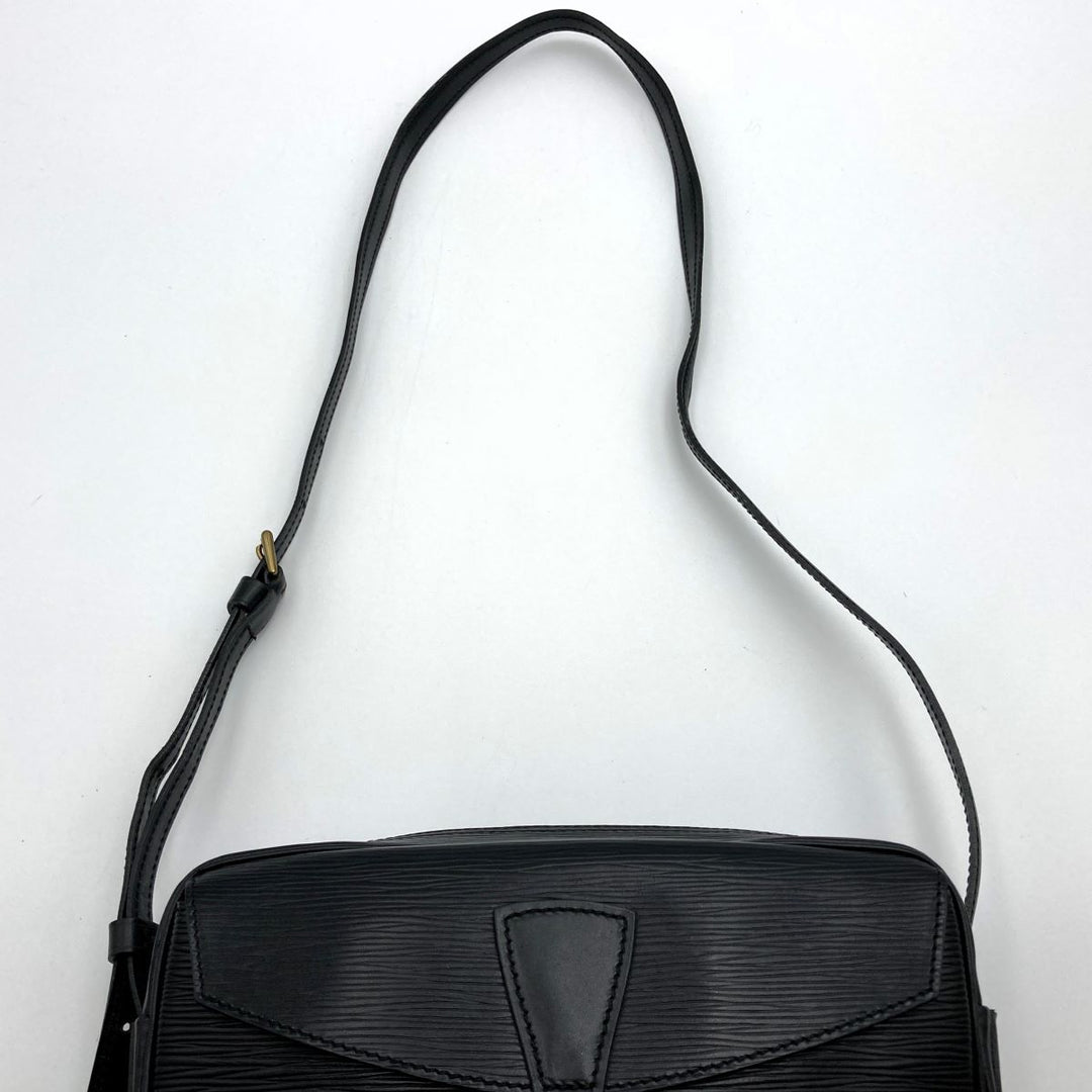 LOUIS VUITTON ルイ・ヴィトン 
 ジュヌフィーユ M52152 ショルダーバッグ 
エピレザー ブラック