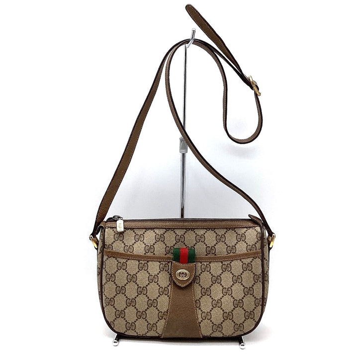 GUCCI グッチ 
 89 02 032 032 ショルダーバッグ 
GGスプリームキャンバス ブラウン