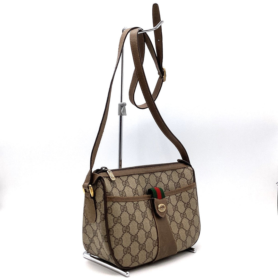 GUCCI グッチ 
 89 02 032 032 ショルダーバッグ 
GGスプリームキャンバス ブラウン