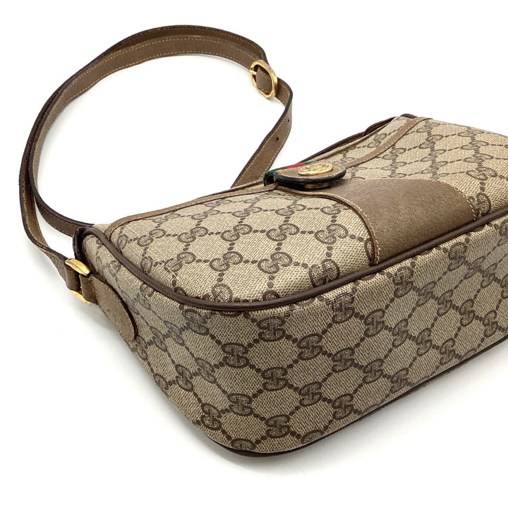 GUCCI グッチ 
 89 02 032 032 ショルダーバッグ 
GGスプリームキャンバス ブラウン