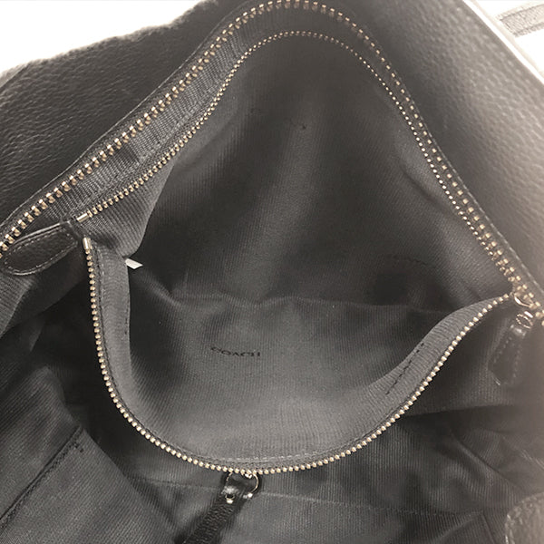 COACH コーチ 
 34398 ショルダーバッグ 
レザー ブラック/黒 中古