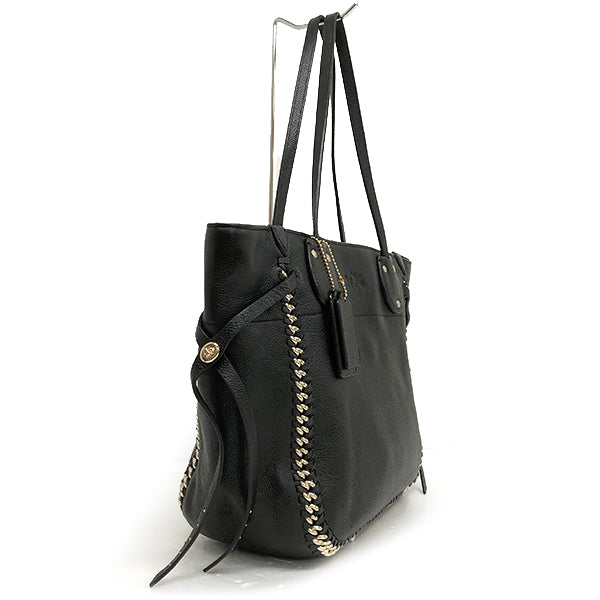 COACH コーチ 
 34398 ショルダーバッグ 
レザー ブラック/黒 中古
