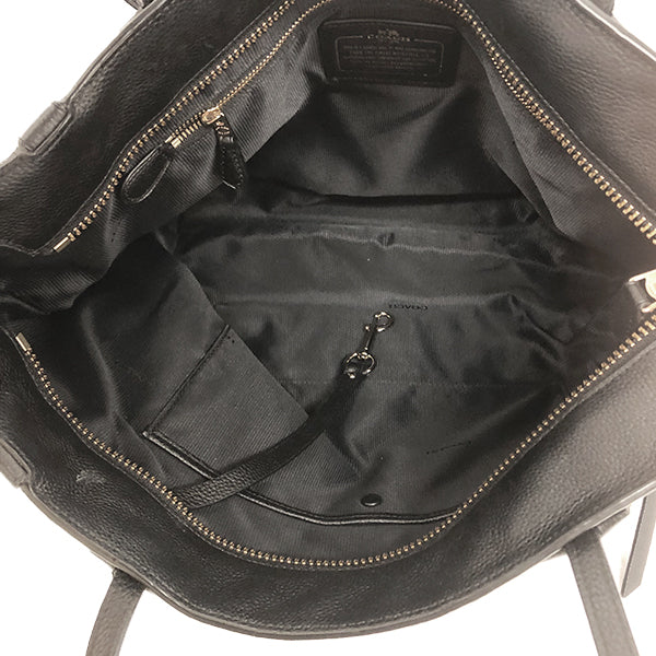 COACH コーチ 
 34398 ショルダーバッグ 
レザー ブラック/黒 中古