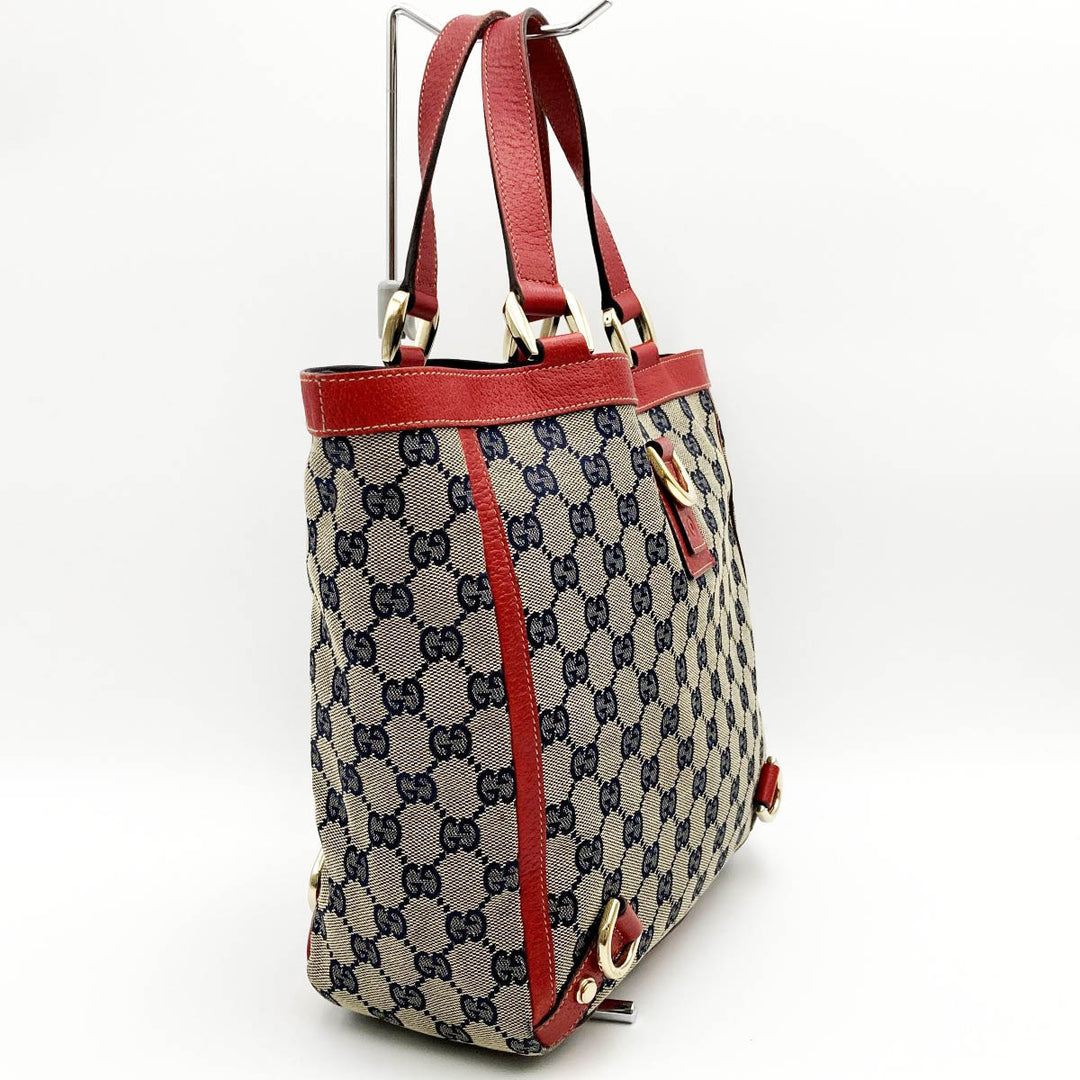 GUCCI グッチ 
 アビーライン 130739  トートバッグ 
GGキャンバス レッド