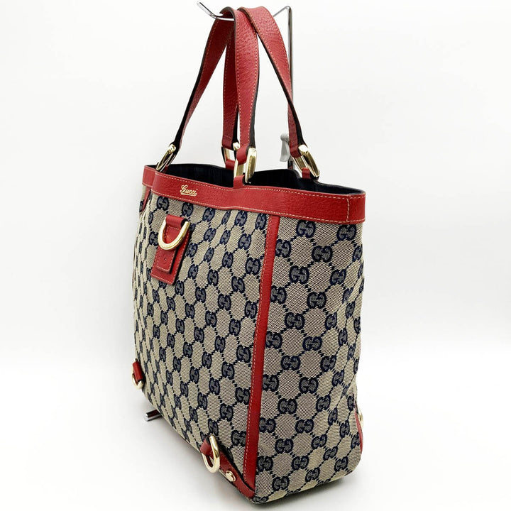 GUCCI グッチ 
 アビーライン 130739  トートバッグ 
GGキャンバス レッド