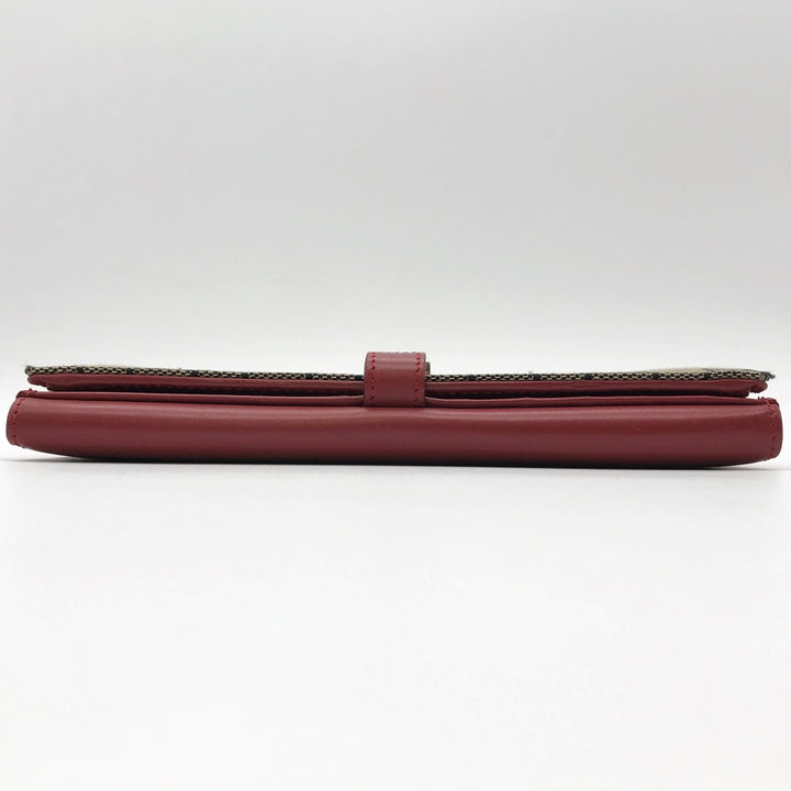 GUCCI グッチ 
 035・2828・2134 長財布 
GGキャンバス/レザー  レッド