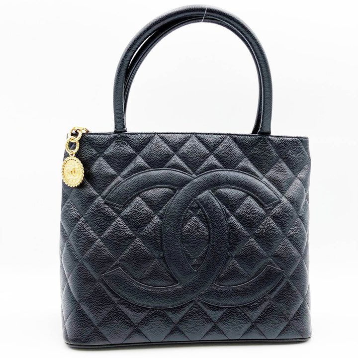 CHANEL シャネル 
 トートバッグ 
マットキャビアスキン ブラック