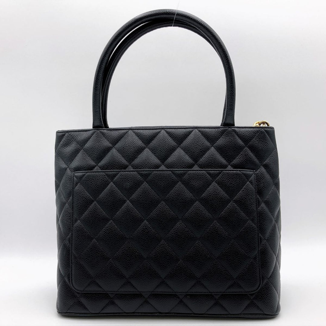 CHANEL シャネル 
 トートバッグ 
マットキャビアスキン ブラック