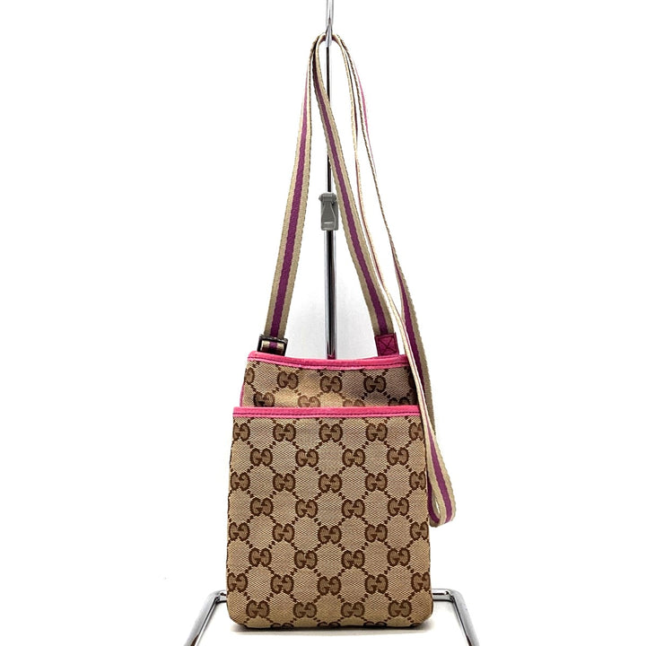 GUCCI グッチ 
 141863  ショルダーバッグ 
GGキャンバス ブラウン
