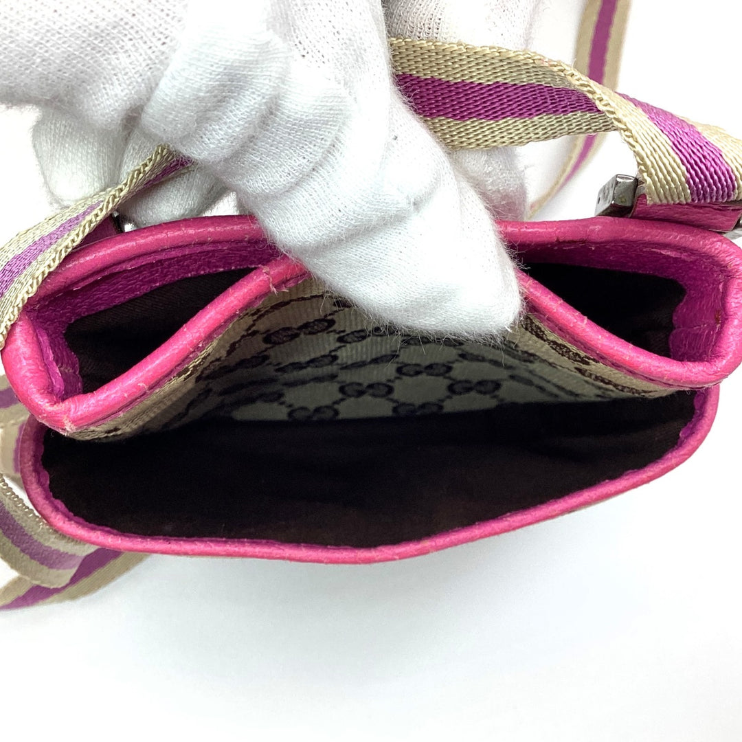 GUCCI グッチ 
 141863  ショルダーバッグ 
GGキャンバス ブラウン