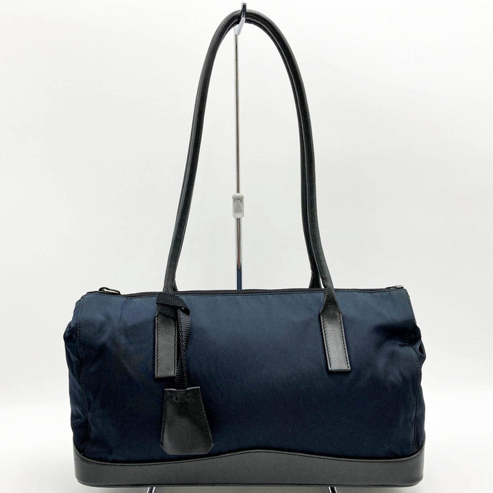 PRADA プラダ 
 B10069  ショルダーバッグ 
ナイロン ネイビー