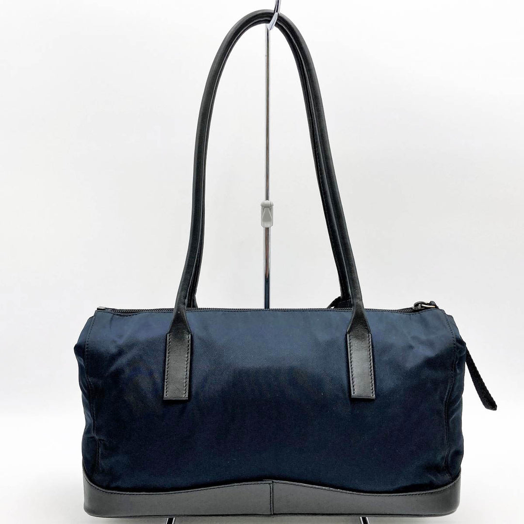 PRADA プラダ 
 B10069  ショルダーバッグ 
ナイロン ネイビー
