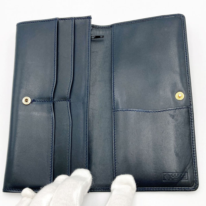 GUCCI グッチ 
 035 922 0911 長財布 
PVC/レザー  グレー