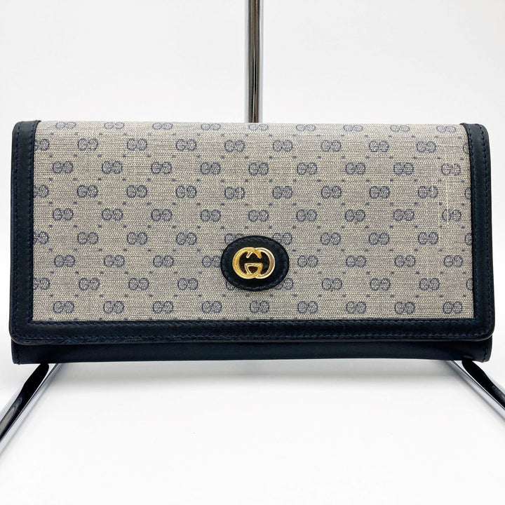 GUCCI グッチ 
 035 922 0911 長財布 
PVC/レザー  グレー