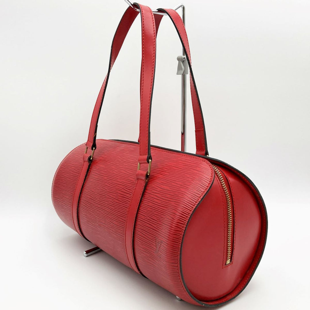 LOUIS VUITTON ルイ・ヴィトン 
 スフロ M52227 ショルダーバッグ 
PVC レッド