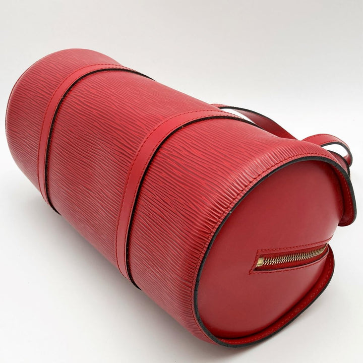 LOUIS VUITTON ルイ・ヴィトン 
 スフロ M52227 ショルダーバッグ 
PVC レッド