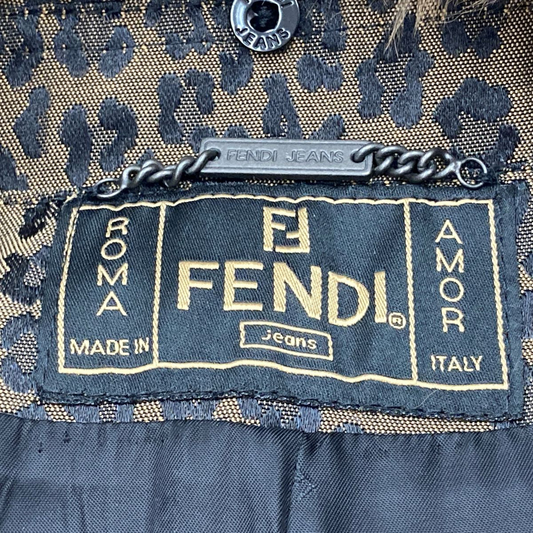 FENDI フェンディ 
 コート 
ポリエステル/コットン  ブラウン