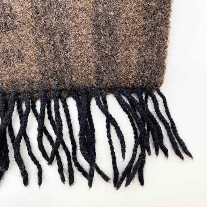 FENDI フェンディ 
 マフラー 
ウール ブラウン