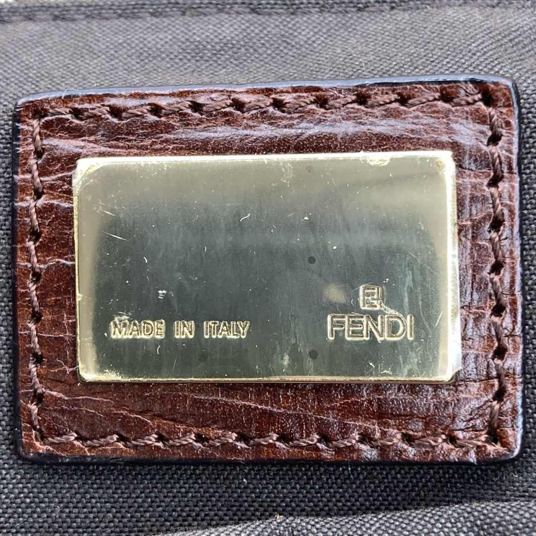 FENDI フェンディ 
 ズッキーノ トートバッグ 
 ブラウン