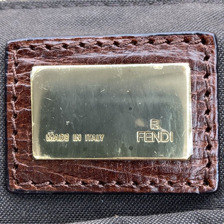 FENDI フェンディ 
 ズッキーノ トートバッグ 
 ブラウン